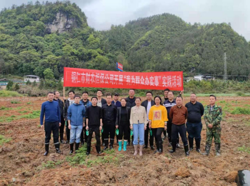 銅仁市財農(nóng)信貸融資擔保有限責任公司 開展“學黨史、迎五一”助農(nóng)實踐活動